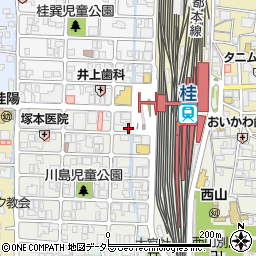 京都府京都市西京区川島有栖川町3周辺の地図