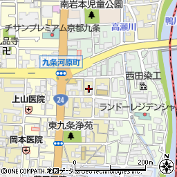 京都府京都市南区東九条宇賀辺町7周辺の地図