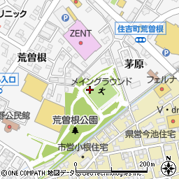 愛知県安城市住吉町小根周辺の地図