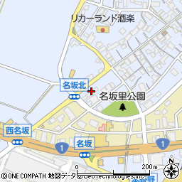 甲賀薬局名坂店周辺の地図