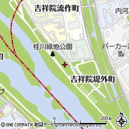 京都府京都市南区吉祥院堤外周辺の地図