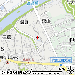 愛知県刈谷市高須町懸貝1-1周辺の地図