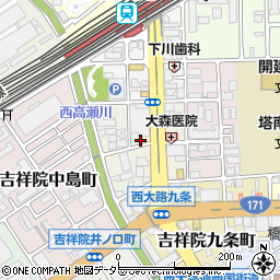 京都府京都市南区吉祥院清水町25周辺の地図