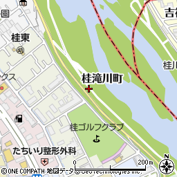 京都府京都市西京区桂滝川町周辺の地図