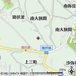 愛知県知多郡東浦町緒川猪伏釜66周辺の地図