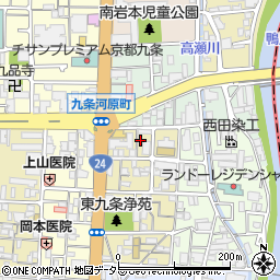 京都府京都市南区東九条宇賀辺町6周辺の地図