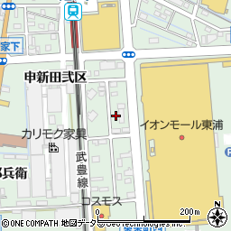 愛知県知多郡東浦町緒川旭9-15周辺の地図