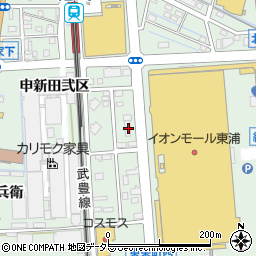 愛知県知多郡東浦町緒川旭9-9周辺の地図