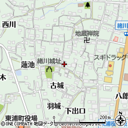 愛知県知多郡東浦町緒川屋敷参区179周辺の地図