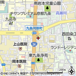京都府京都市南区東九条宇賀辺町2周辺の地図