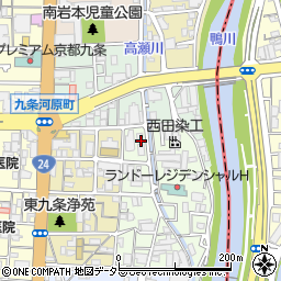 京都府京都市南区東九条北松ノ木町28-10周辺の地図