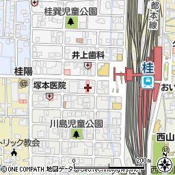 京都府京都市西京区川島有栖川町8周辺の地図