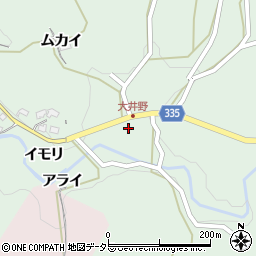 愛知県岡崎市大井野町シモヤシキ16周辺の地図