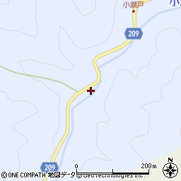 静岡県静岡市葵区小瀬戸1720周辺の地図