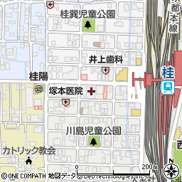 京都府京都市西京区川島有栖川町12周辺の地図