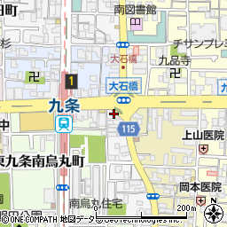 京都府京都市南区東九条西御霊町31周辺の地図