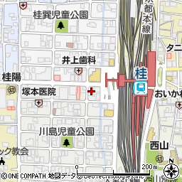 京都府京都市西京区川島有栖川町4周辺の地図