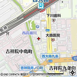 京都府京都市南区吉祥院清水町23周辺の地図