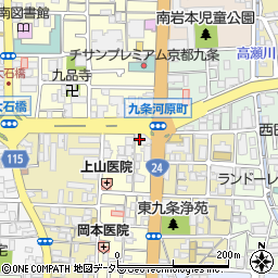 京都府京都市南区東九条東御霊町35周辺の地図