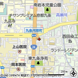 京都府京都市南区東九条宇賀辺町1周辺の地図