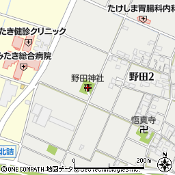 野田神社周辺の地図