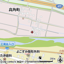 三重県四日市市高角町944-4周辺の地図