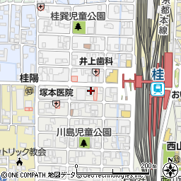 京都府京都市西京区川島有栖川町11周辺の地図