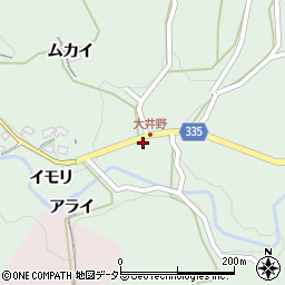 愛知県岡崎市大井野町シモヤシキ17周辺の地図