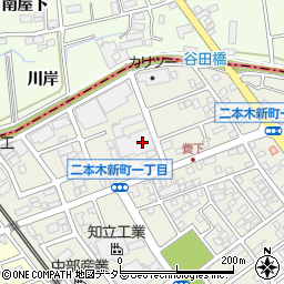 〒446-0075 愛知県安城市二本木新町の地図