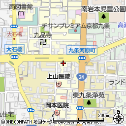 京都府京都市南区東九条東御霊町31周辺の地図