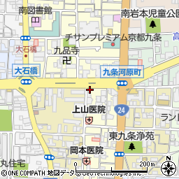 京都府京都市南区東九条東御霊町30周辺の地図