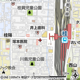 京都府京都市西京区川島有栖川町7周辺の地図