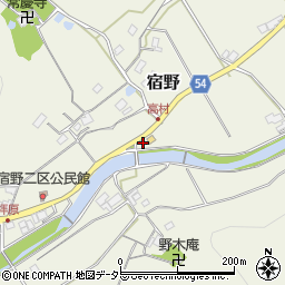 大阪府豊能郡能勢町宿野993周辺の地図