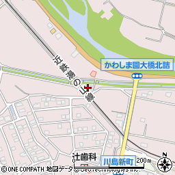 中日新聞川島専売所周辺の地図