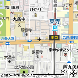 京都府京都市南区西九条川原城町108周辺の地図