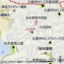 愛知県東海市加木屋町北鹿持周辺の地図