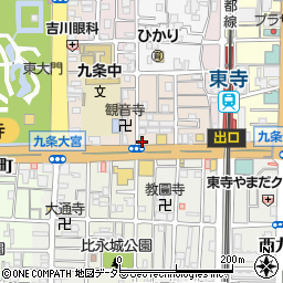 京都府京都市南区西九条川原城町114周辺の地図