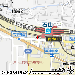 京進　スクール・ワン石山教室‐個別指導周辺の地図