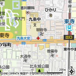 京都府京都市南区西九条川原城町6周辺の地図