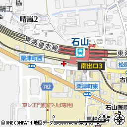 武田塾　大津石山校周辺の地図
