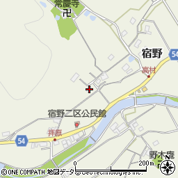 大阪府豊能郡能勢町宿野760周辺の地図