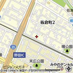 サンシティ板倉Ａ周辺の地図