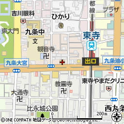 京都府京都市南区西九条川原城町110周辺の地図