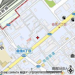 ピザハット　静岡曲金店周辺の地図