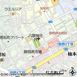 静岡県静岡市葵区北番町周辺の地図