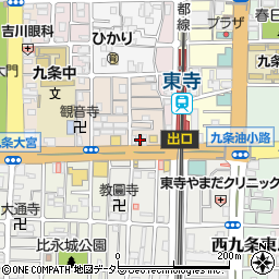 京都府京都市南区西九条川原城町105周辺の地図