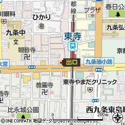 京都府京都市南区西九条川原城町96周辺の地図