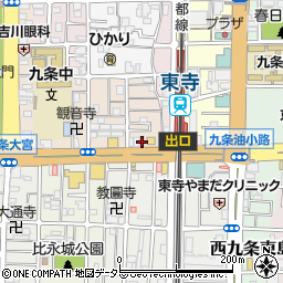 京都府京都市南区西九条川原城町104周辺の地図