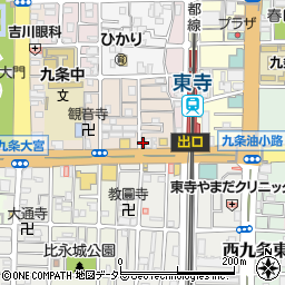 いのしし堂九条ビル周辺の地図