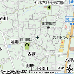 愛知県知多郡東浦町緒川屋敷参区178周辺の地図